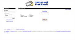 Desktop Screenshot of freemail.ironton.net